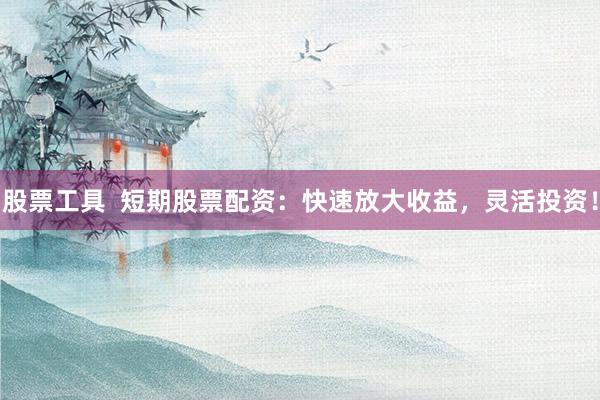 股票工具  短期股票配资：快速放大收益，灵活投资！